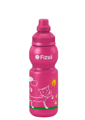 Fizzii Kindertrinkflasche Katze 330 ml